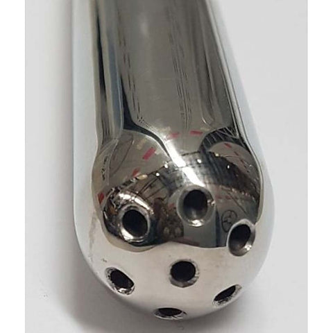 Unisex Ringed Shower Head Douche By Hell'S Couture - Steel Sex Toys