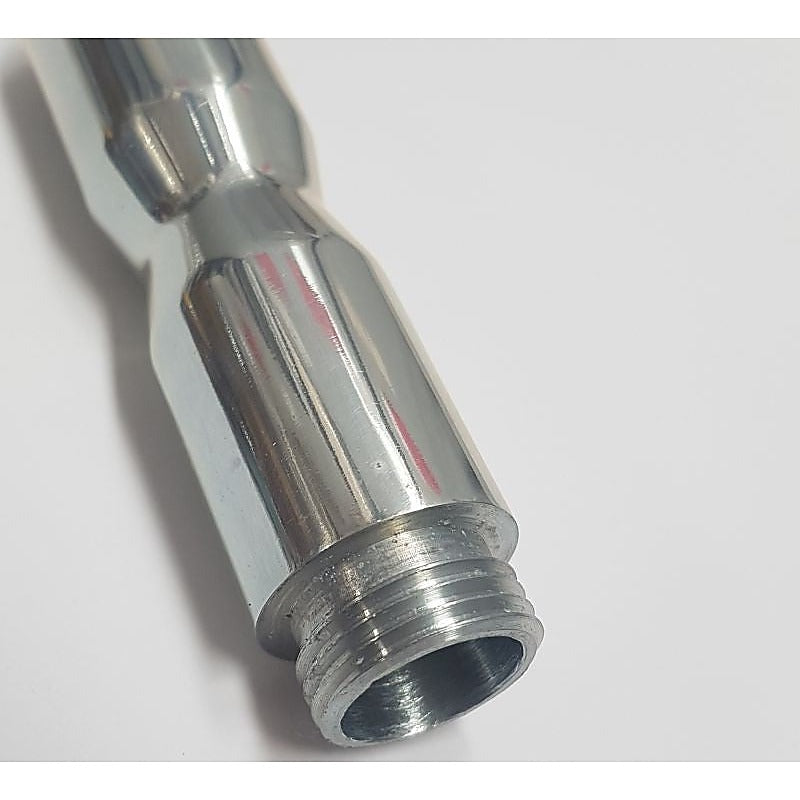 Shower Head Metal Anal Douche by Hell's Couture - Steel Sex Toys