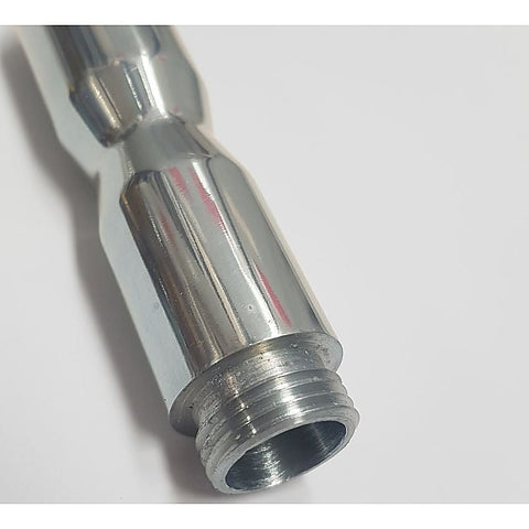 Shower Head Metal Anal Douche by Hell's Couture - Steel Sex Toys
