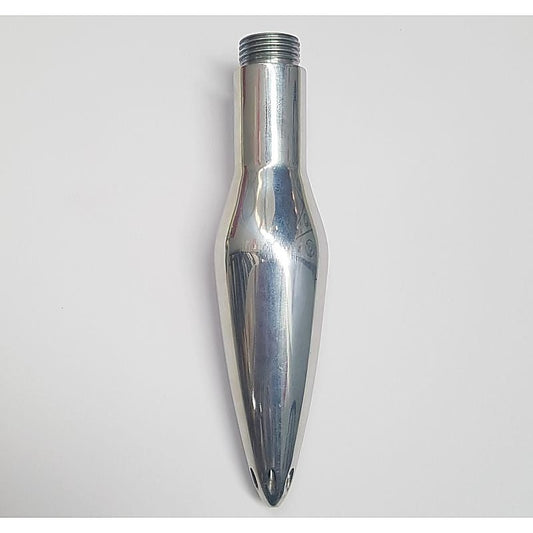 Steel Anal Douche Nozzle Attachment - Steel Sex Toys