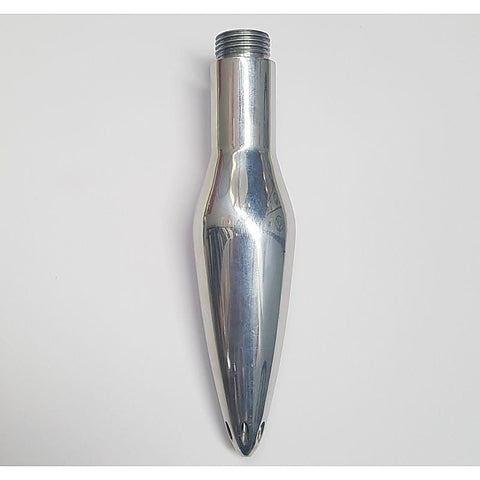 Steel Anal Douche Nozzle Attachment by Hell's Couture - Steel Sex Toys