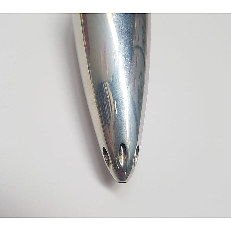 Steel Anal Douche Nozzle Attachment by Hell's Couture - Steel Sex Toys