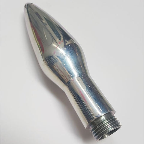 Steel Anal Douche Nozzle Attachment by Hell's Couture - Steel Sex Toys