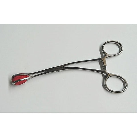 Young Tongue Forceps with Curved Handle by Hell's Couture - Dental and Clinical