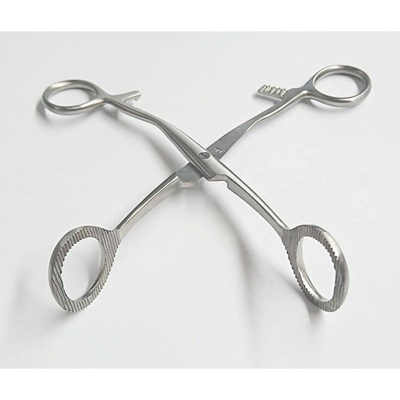 Medical Steel Clamp Forceps by Hell's Couture - Dental and Clinical