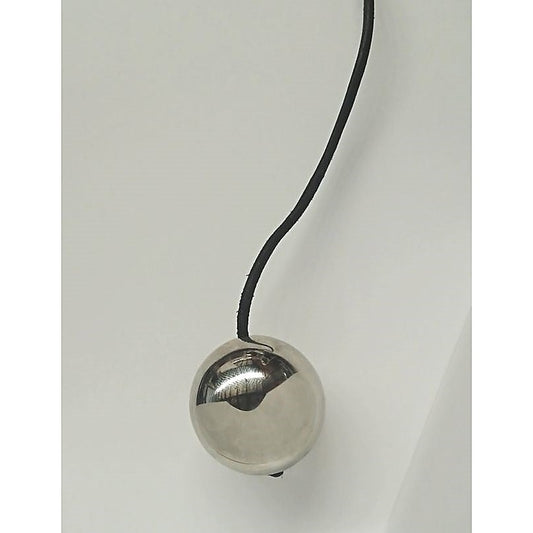 Steel Jiggle Ball With Cord By Hell'S Couture - Love Eggs and Kegel Exercisers