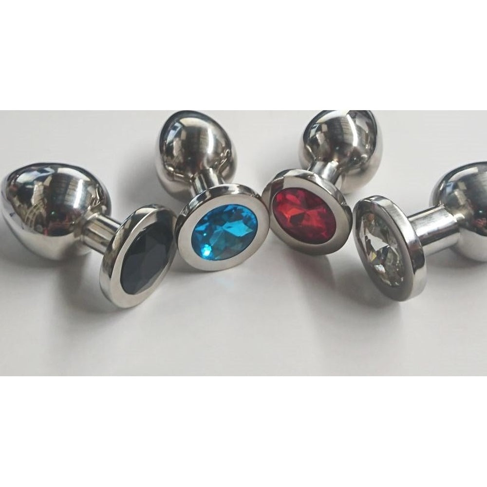 Bedazzled Steel Butt Plug Large - Penis Pumps And Stretchers