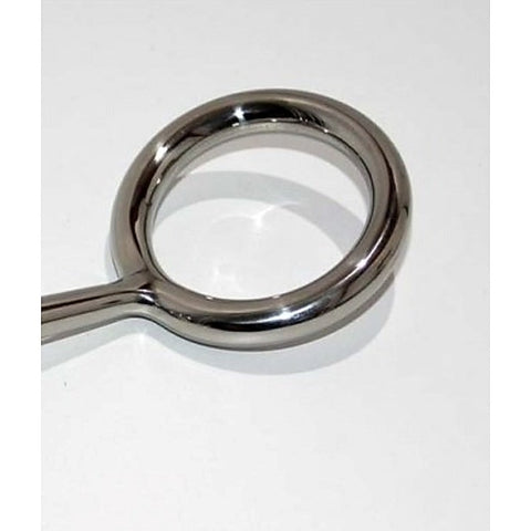 Crusty Cock Ring With Anal Ball Option by Hell's Couture - Spreaders and Hangers