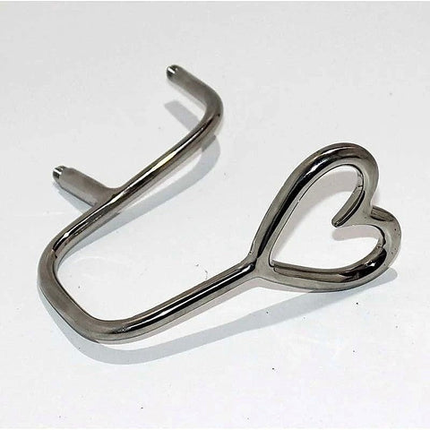 Heart Double T-Bar Attachment By Hell'S Couture - Breast and Nipple Toys