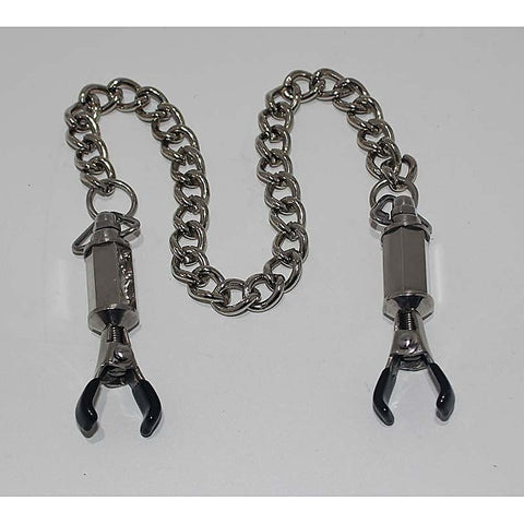 Deluxe Adjustable Nipple Clamps By Hell'S Couture - Breast and Nipple Toys