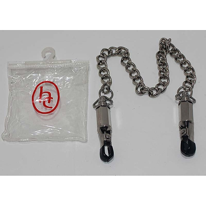 Deluxe Adjustable Nipple Clamps By Hell'S Couture - Breast and Nipple Toys