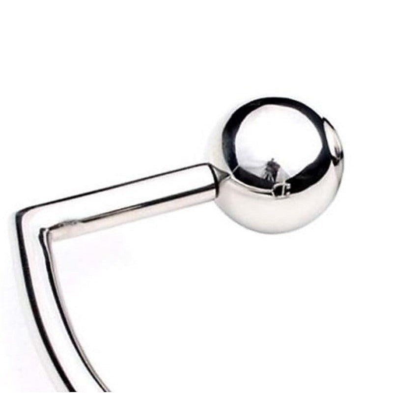 Horse Shoe Cock Ring with Anal Intruder - Spreaders and Hangers