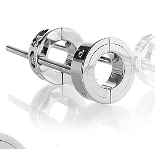 The Ball Bruiser Ball Steel Stretcher - Steel Sex Toys