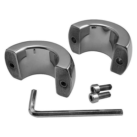 Oval Ball Steel Stretcher Weights by Hells Couture - Ball and Cock Toys