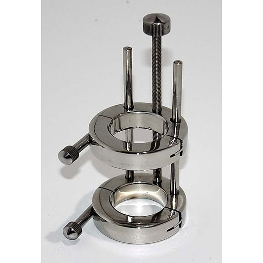 Torture Well Ball Stretcher - Steel Sex Toys