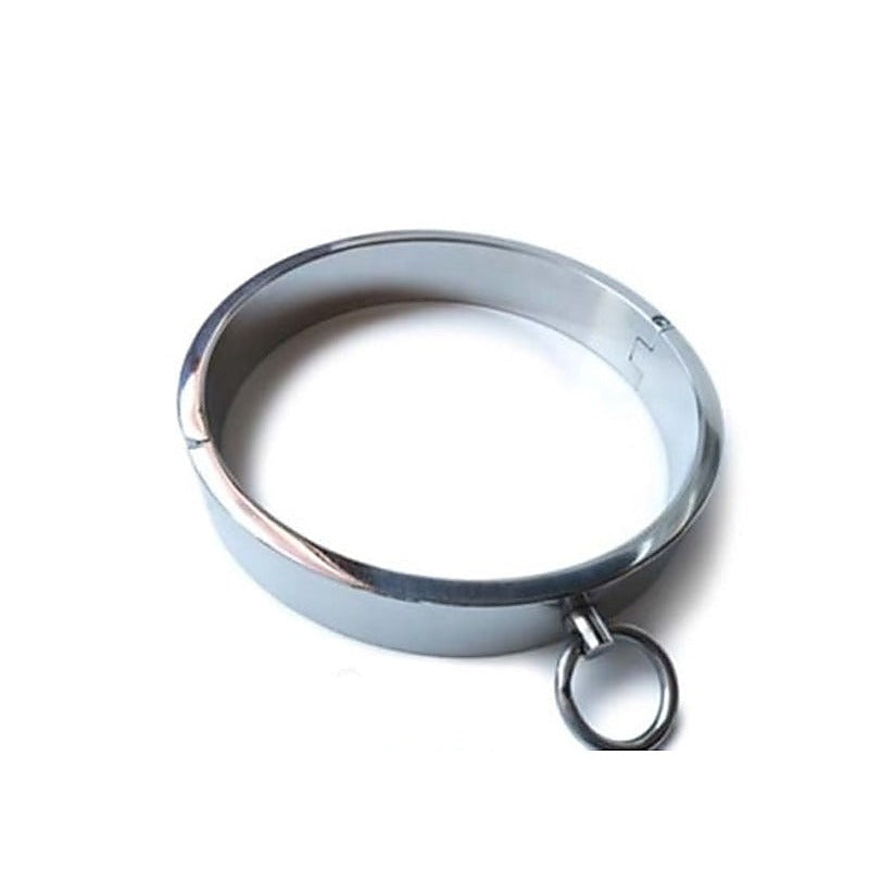 Heavy Stainless Steel Collar Xl By Hell'S Couture - Steel Sex Toys