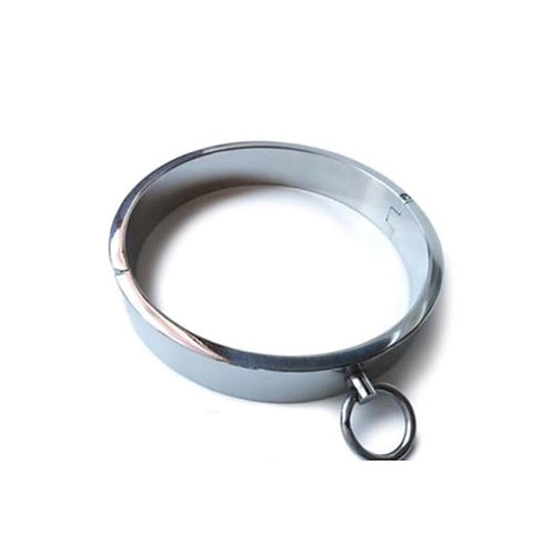 Heavy Stainless Steel Collar Xl By Hell'S Couture - Steel Sex Toys