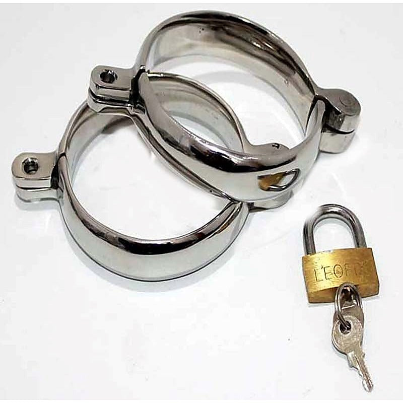 Original Sinner Steel Lust Cuffs by Hell's Couture - Cuffs and Restraints