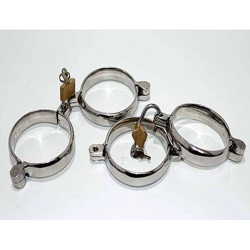 Original Sinner Steel Lust Cuffs by Hell's Couture - Cuffs and Restraints