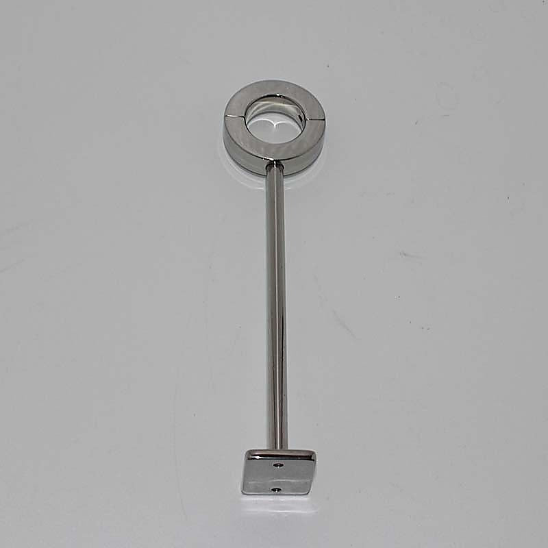 STUK Heavy Locking Testicle Steel Mount by Hell's Couture - Ball and Cock Toys