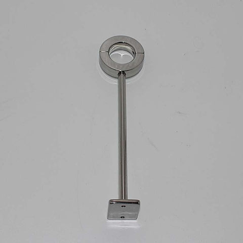 STUK Heavy Locking Testicle Steel Mount by Hell's Couture - Ball and Cock Toys