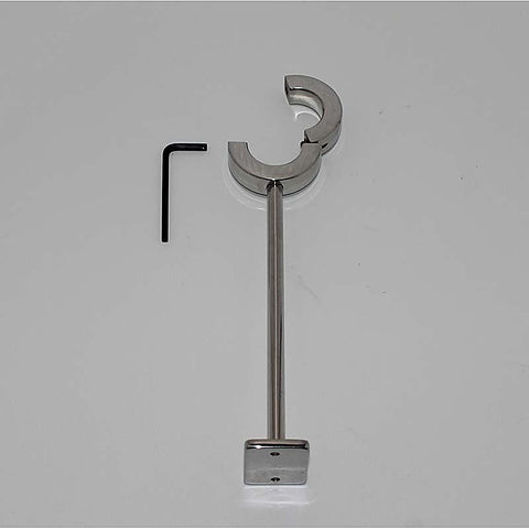 STUK Heavy Locking Testicle Steel Mount by Hell's Couture - Ball and Cock Toys