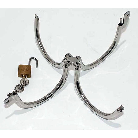 Crossover Bondage Cuffs by Hell's Couture - Cuffs and Restraints