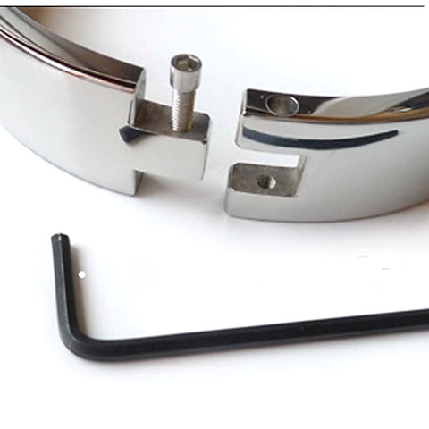 Heavy Duty Steel Cuffs By Hell'S Couture - Cuffs and Restraints