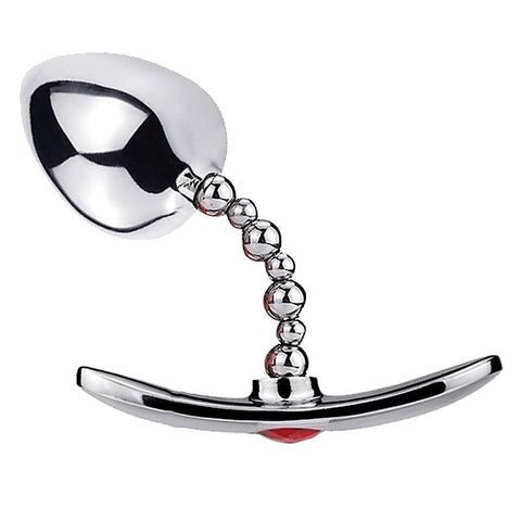 Bendable Steel Butt Plug - 1 Ball - Steel Sex Toys