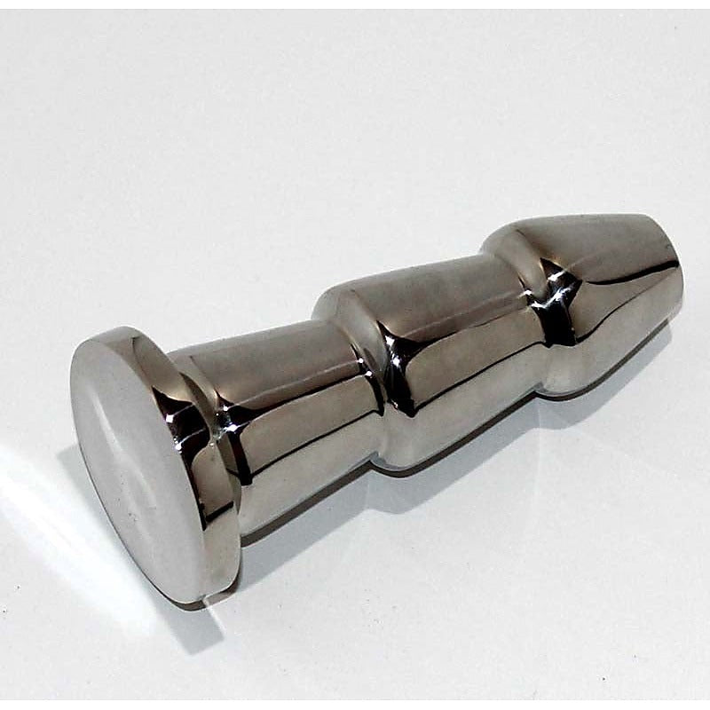 Tiered Steel Stimulator Butt Plug By Hell'S Couture - Steel Sex Toys