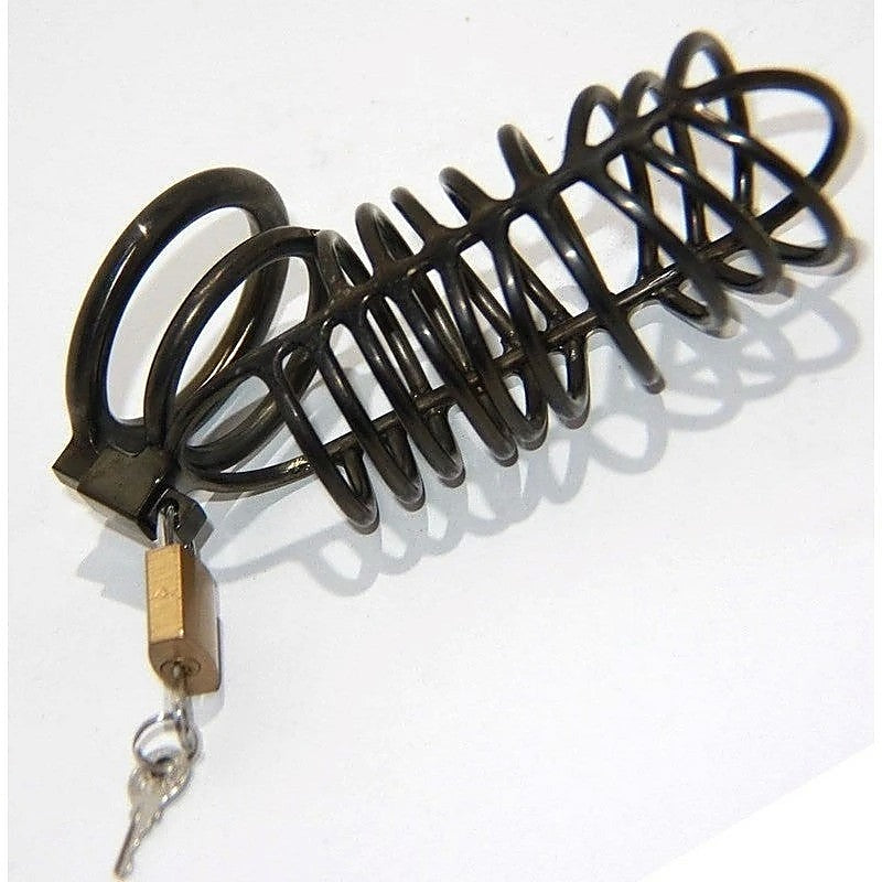 Bad Beast Copper Male Chastity Device By Hell'S Couture - Male Chastity
