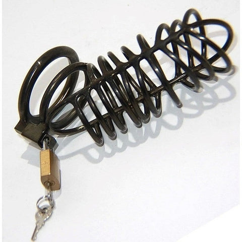 Bad Beast Copper Male Chastity Device By Hell'S Couture - Male Chastity