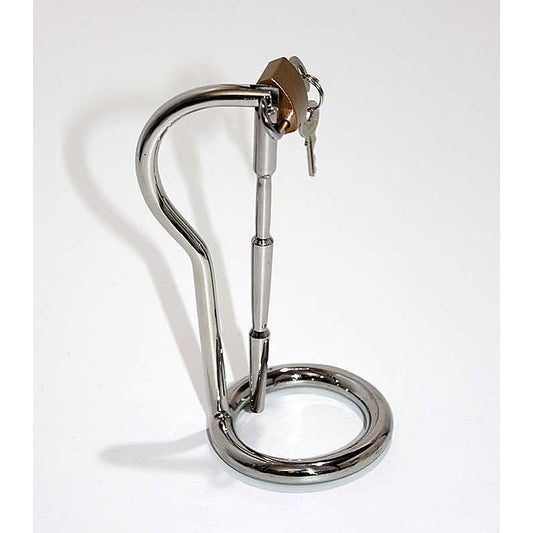 Intruder Cock Ring With Penis Wand By Hell'S Couture - Spreaders and Hangers