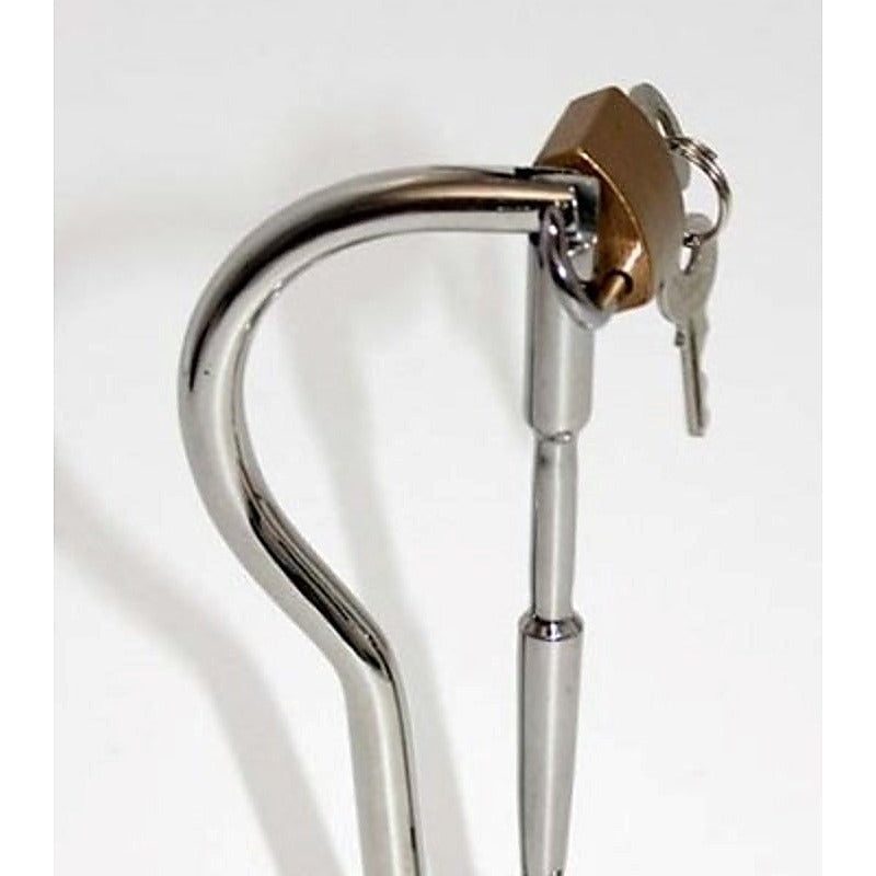 Intruder Cock Ring With Penis Wand by Hell's Couture - Spreaders and Hangers