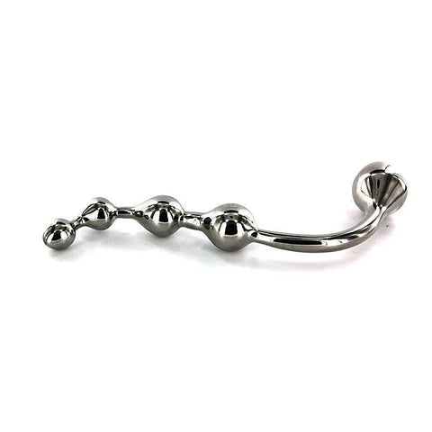 Stainless Steel Twisted Dildo by Hell's Couture - Anal Dildos