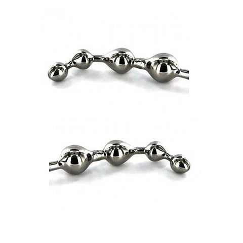 Stainless Steel Twisted Dildo by Hell's Couture - Anal Dildos