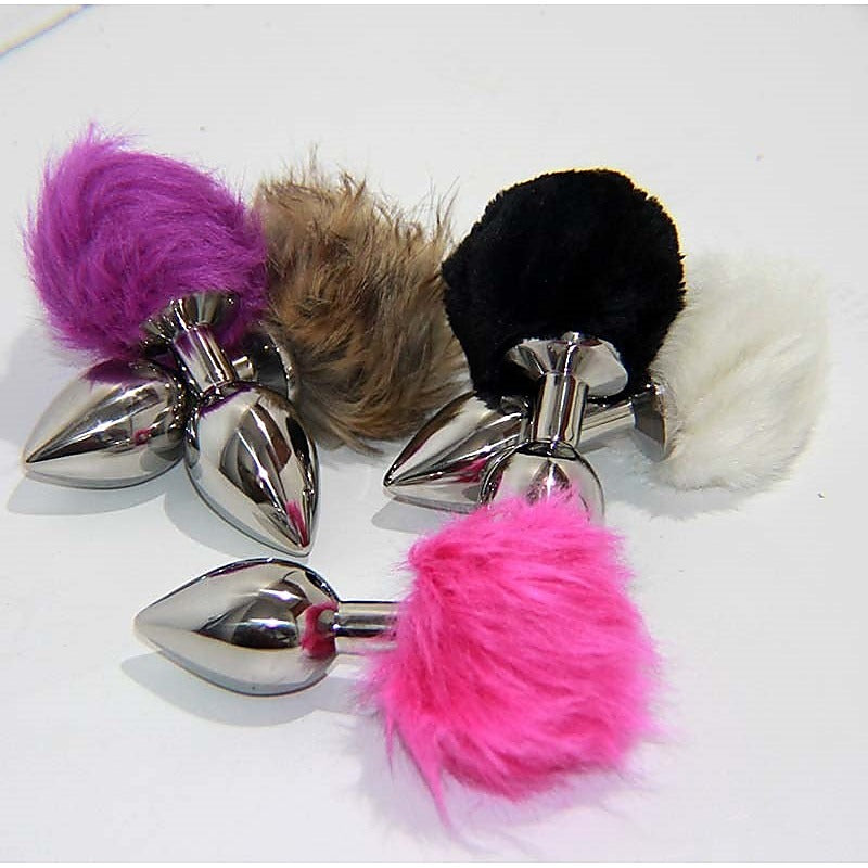 Enchanting Rabbit Tail By Hell'S Couture - Steel Sex Toys
