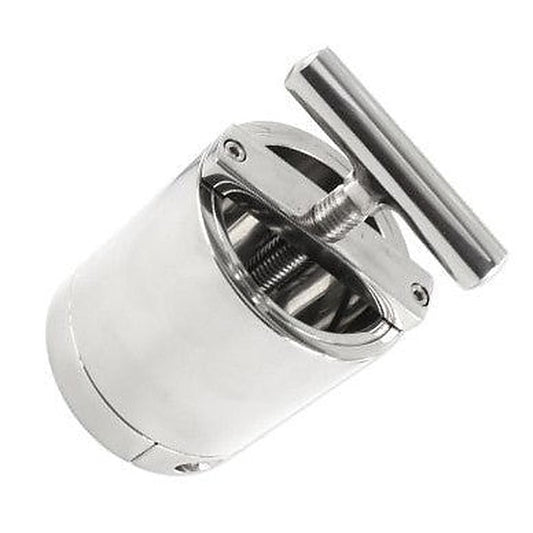 Steel Ball Flask & Crusher - Steel Sex Toys