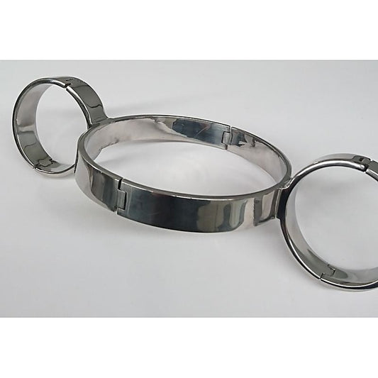 Steel Slave Collar & Cuffs - Cuffs and Restraints