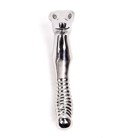 Puppy Play Prostate Stimulator by Hell's Couture - Steel Sex Toys