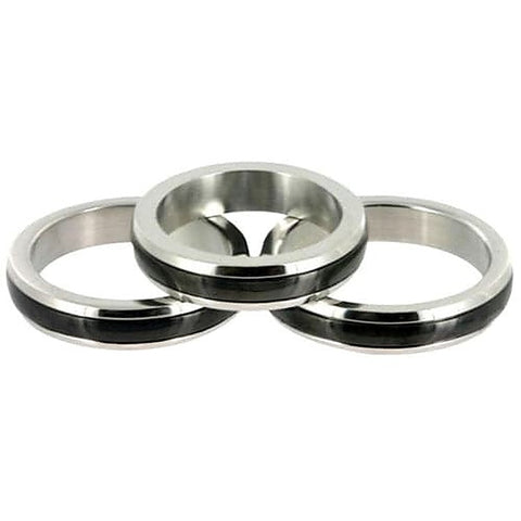 Burn The Rubber Steel C-Ring By Hell'S Couture - Cock Rings