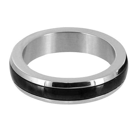 Burn The Rubber Steel C-Ring By Hell'S Couture - Cock Rings
