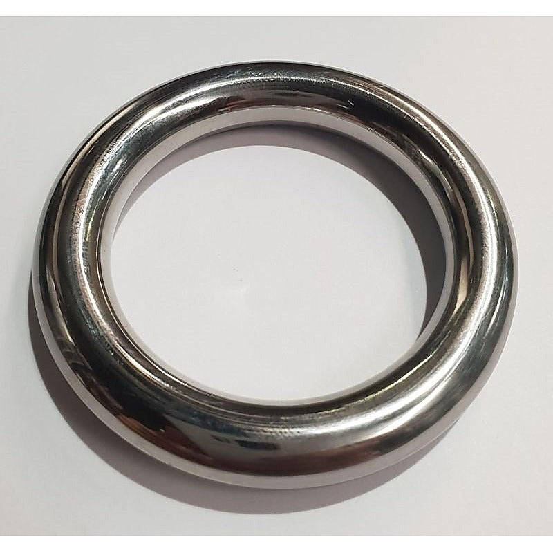 Lobstertube Steel Cock Ring By Hell'S Couture - Cock Rings