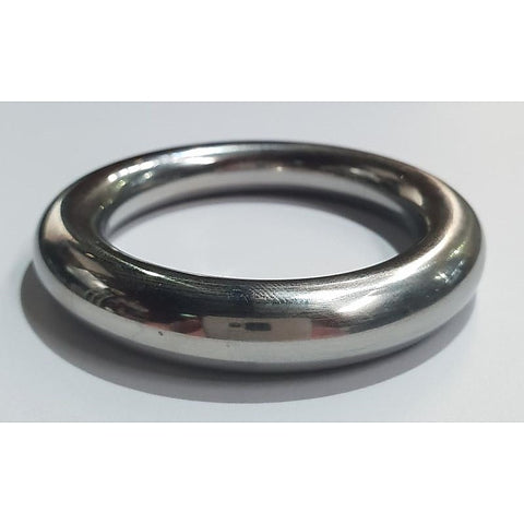 Lobstertube Steel Cock Ring By Hell'S Couture - Cock Rings