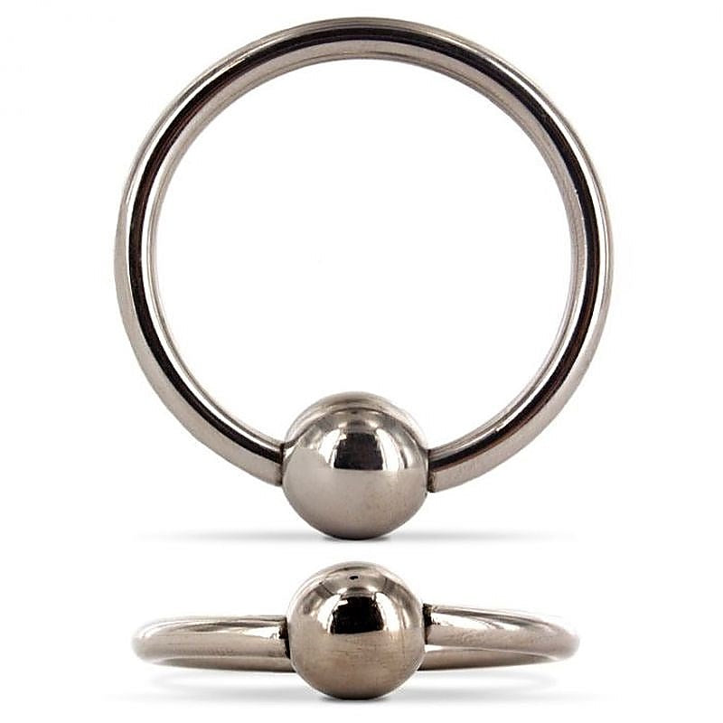 The Frisky Head Cock Ring & Ball by Hell's Couture - Cock Rings
