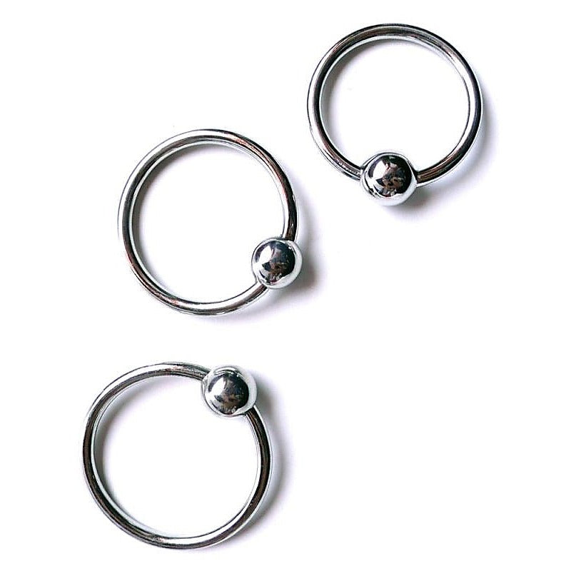 The Frisky Head Cock Ring & Ball by Hell's Couture - Cock Rings
