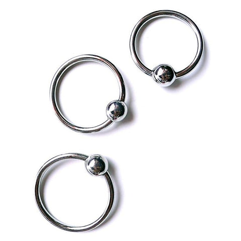 The Frisky Head Cock Ring & Ball by Hell's Couture - Cock Rings