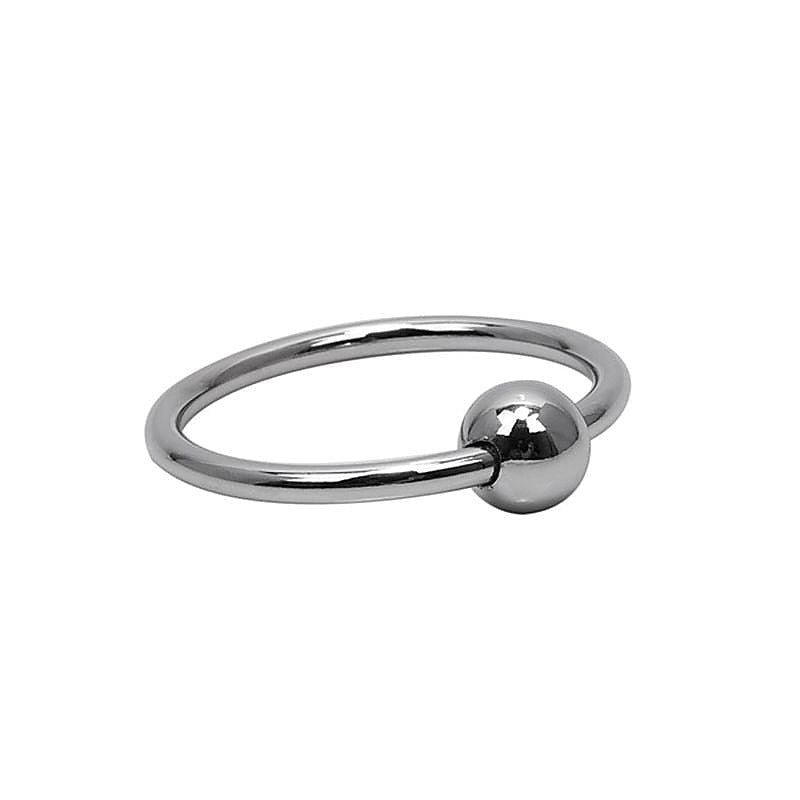 The Frisky Head Cock Ring & Ball by Hell's Couture - Cock Rings