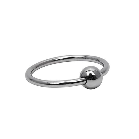 The Frisky Head Cock Ring & Ball by Hell's Couture - Cock Rings