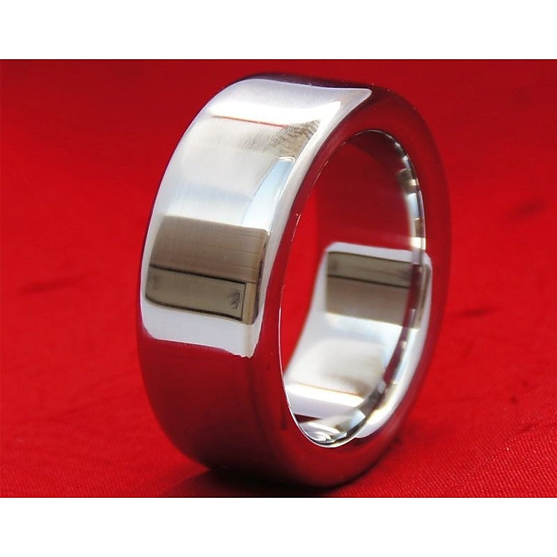 Titan Steel Wide Cock Ring By Hell'S Couture - Cock Rings